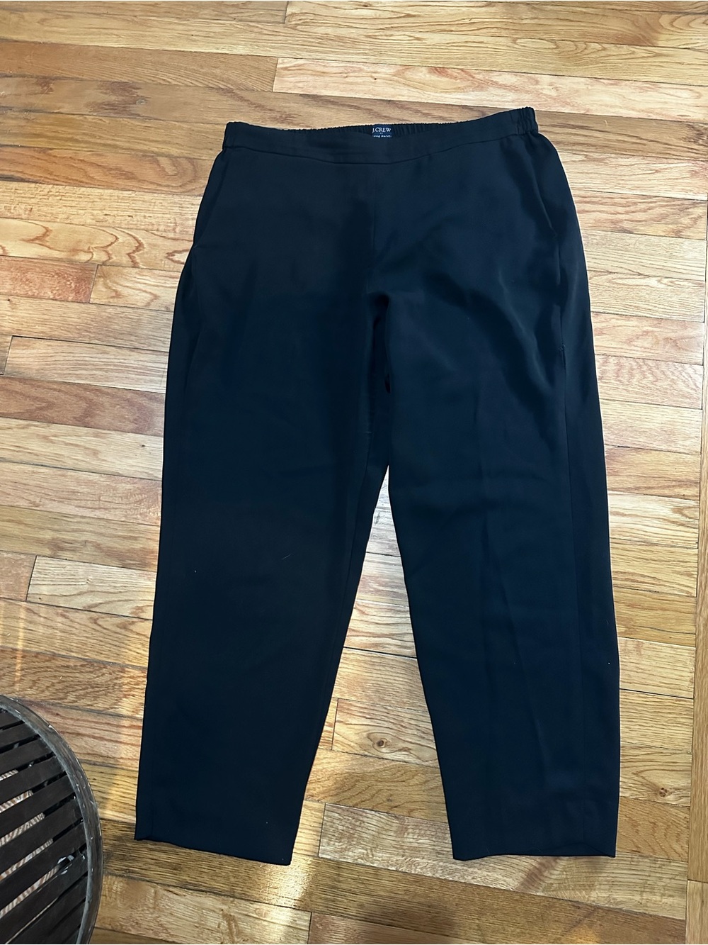 J. Crew Black Jamie Pants Trousers Elastic Waist Career Professional Office 14